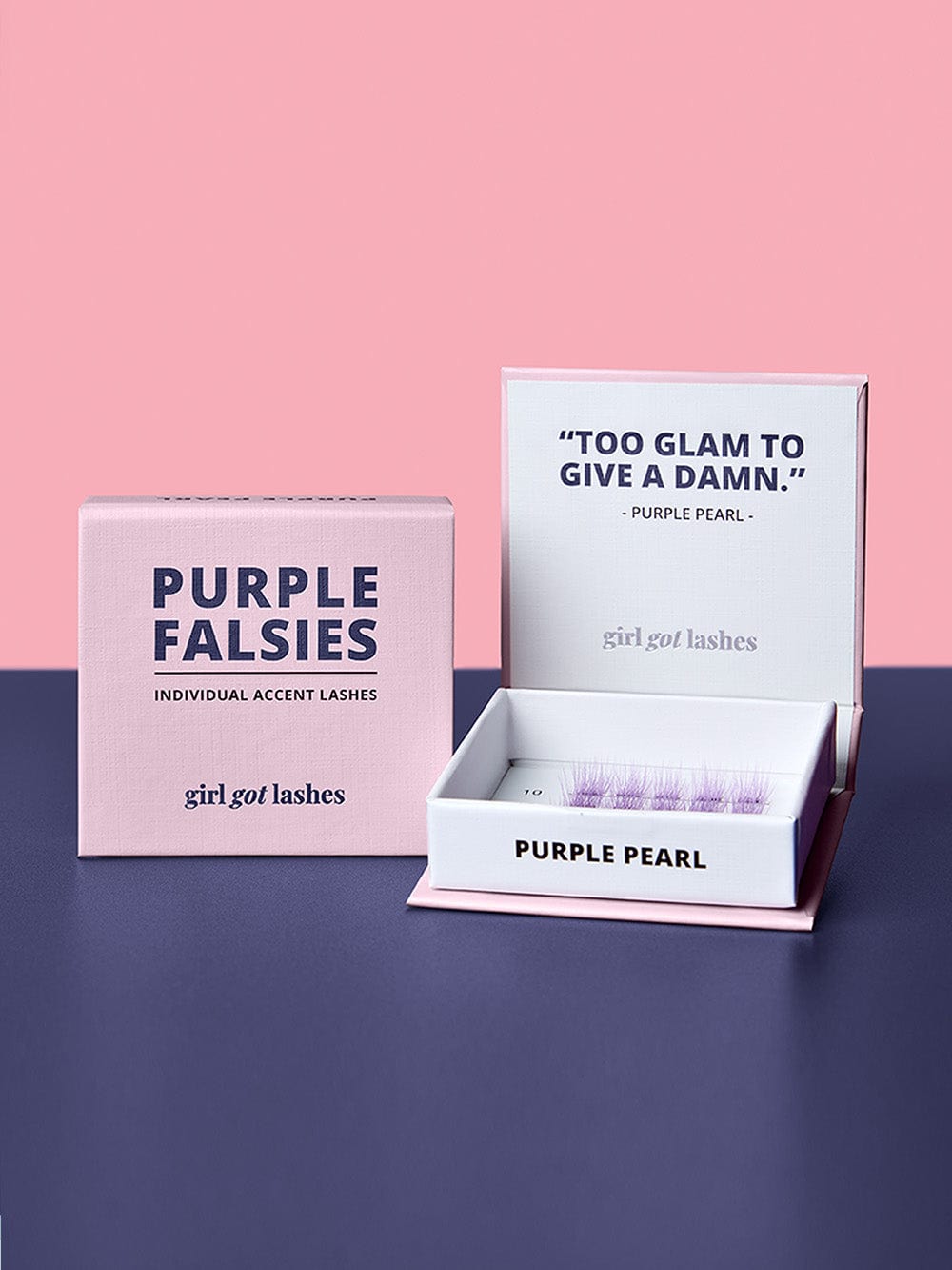 Purple Falsies – Accent Lashes (Classic DIY)