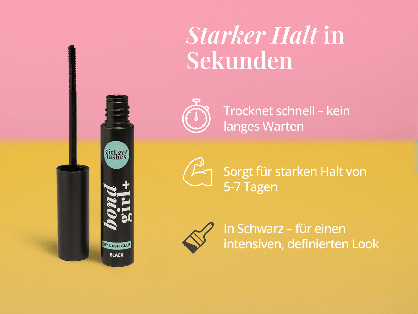 BOND GIRL+ – Wimpernkleber schwarz
